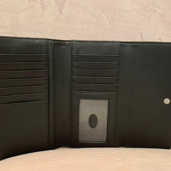 Gray and Black Guess Envelope Wallet - Picture 2 of 5